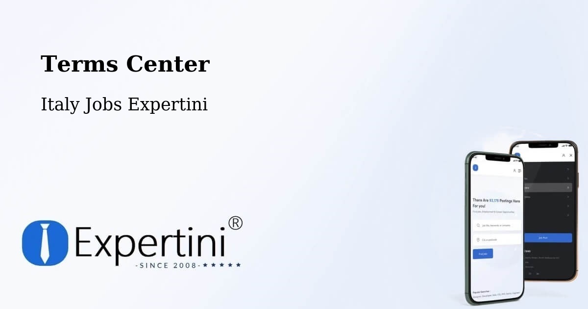 Terms of Service – Luserna - Italy Jobs Expertini